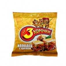 Сухарики 3 Корочки с холодцом и хреном 40 г.